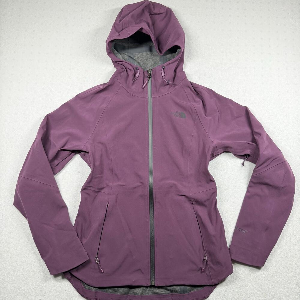 The North Face Apex Flex GTX Gore-Tex Jacket Women’s S Purple Hooded Rain